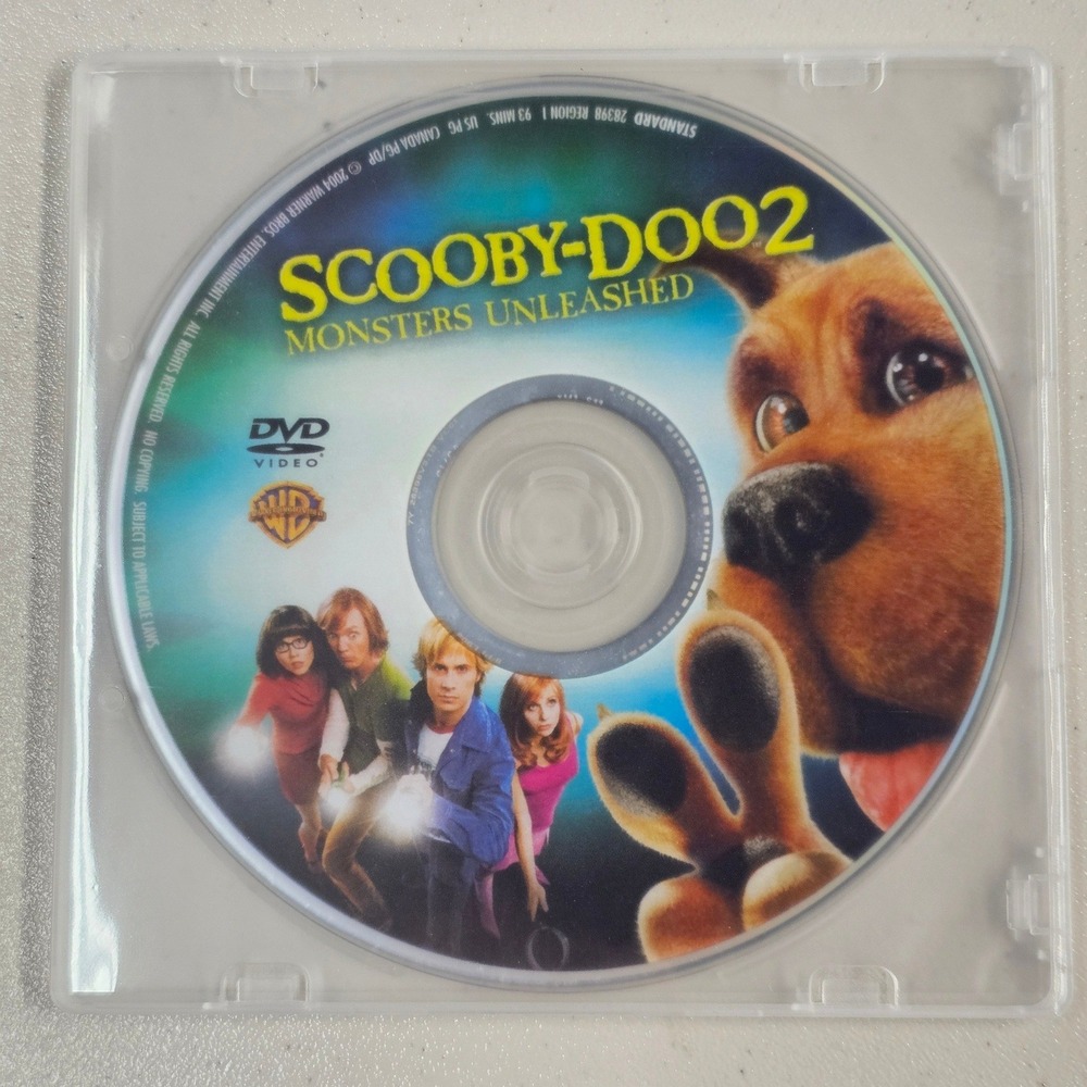 Scooby-Doo 2 Monsters Unleashed DVD 2004 Region 1 Live Action Movie 28398
